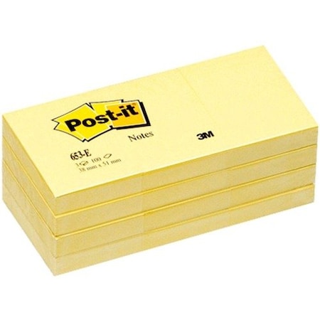 3M Commercial Notes, Post-It, 1.5X2, Ca, 2PK MMM653YWBD